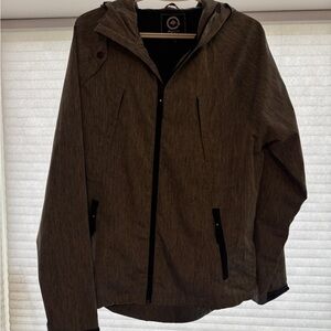 LRG Men's Black Raincoat